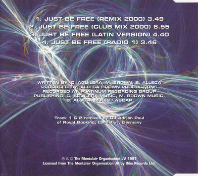 Christina Aguilera - Just Be Free 4 Track CD Single
