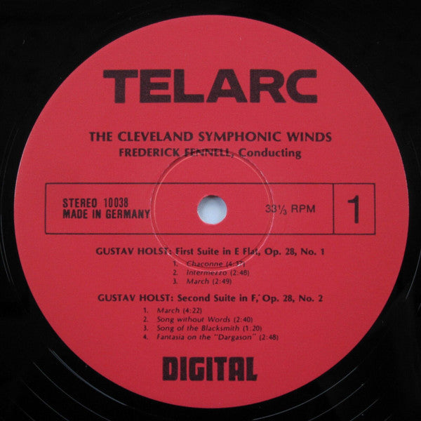 Frederick Fennell & Cleveland Symphonic Winds - Suite No. 1 In E-Flat Suite No. 2 In F / Music For The Royal Fireworks / Fantasia In G Vinyl LP (Used)