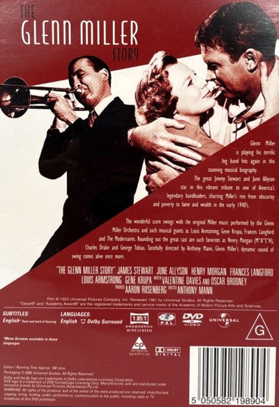 Glenn Miller Story (1954) DVD