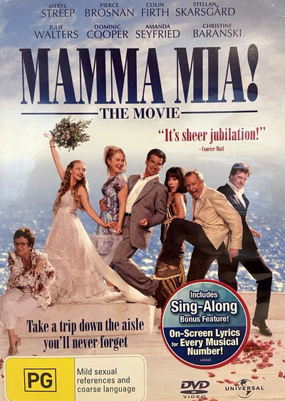 Mamma Mia! The Movie (Includes Sing-Along Bonus Features) (2008) DVD
