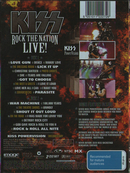 Kiss – Rock The Nation Live! 2DVD