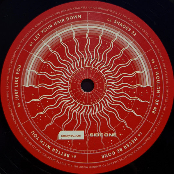 Simply Red – Time Vinyl LP (Used)