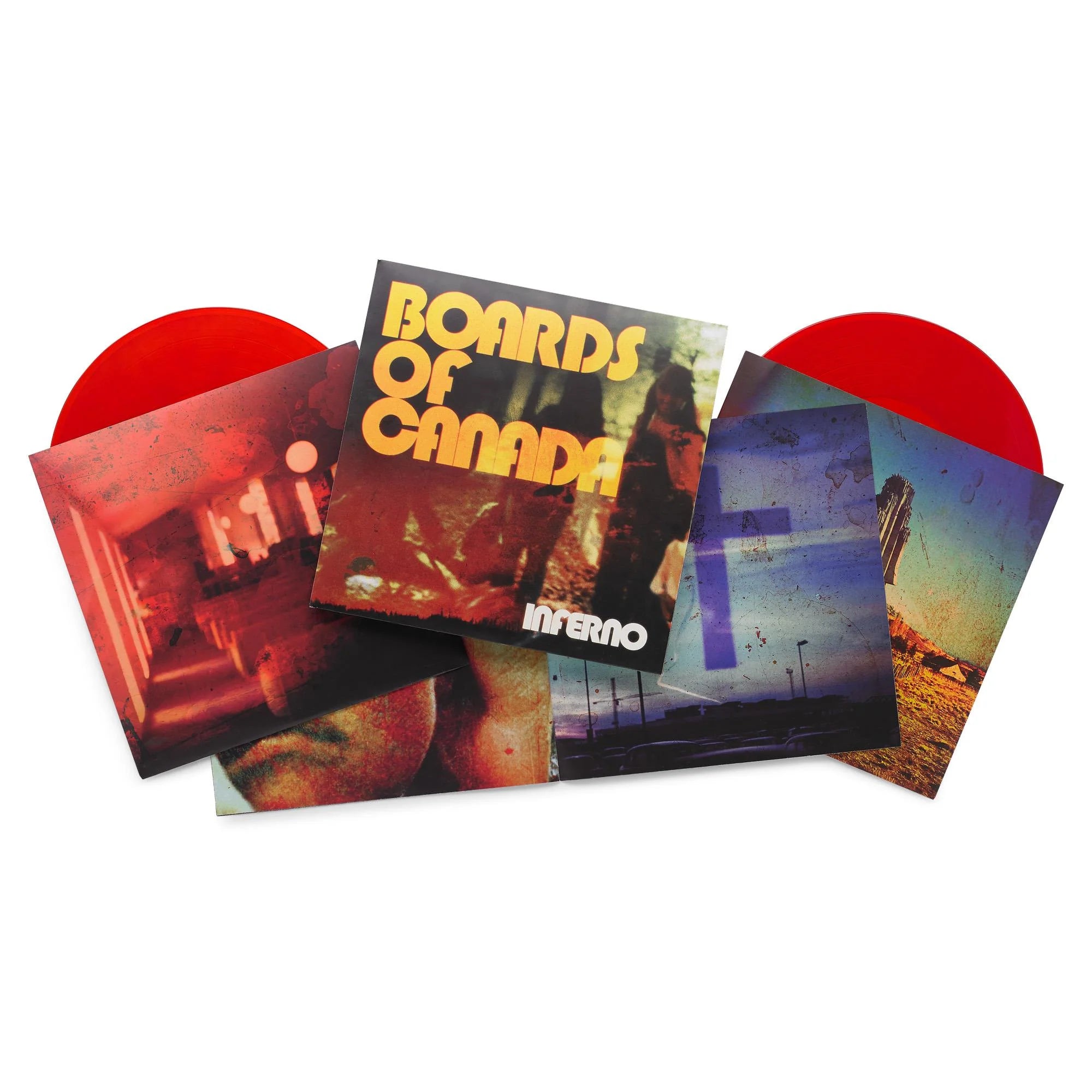 Boards Of Canada - Inferno Transparent Red Coloured Vinyl 2LP