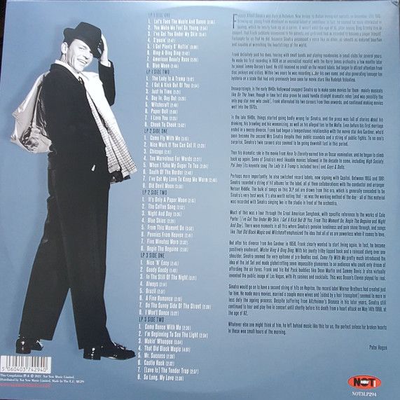 Frank Sinatra - Sinatra Swings: 48 Swingin' Classics To Get A Kick Out Of Compilation Blue Coloured Vinyl 3LP (Used)