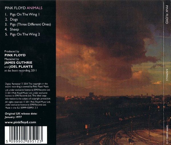 Pink Floyd - Animals (Discovery Edition Digital Remaster 2011 Gatefold Ed) CD (New)
