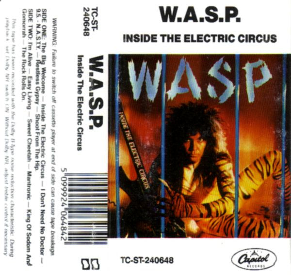 W.A.S.P. - Inside The Electric Circus Cassette