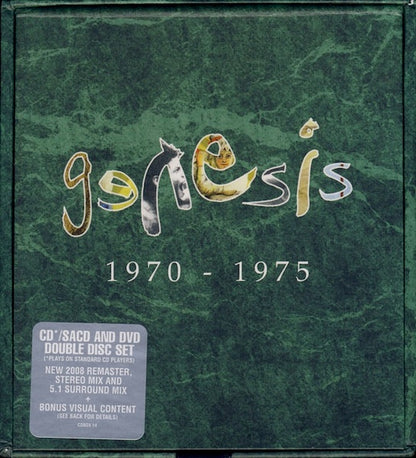 Genesis - 1970-1975 CD Hybrid  SACD DVD Boxed Set (Used)