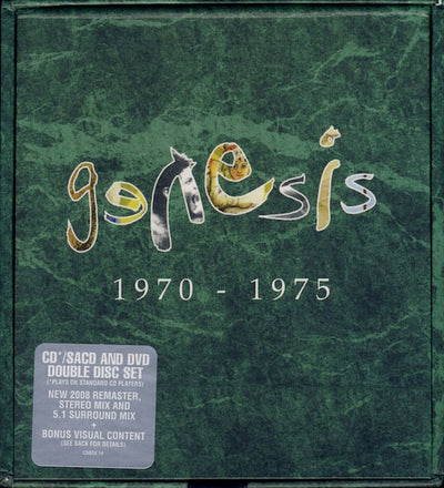 Genesis - 1970-1975 CD Hybrid  SACD DVD Boxed Set (Used)