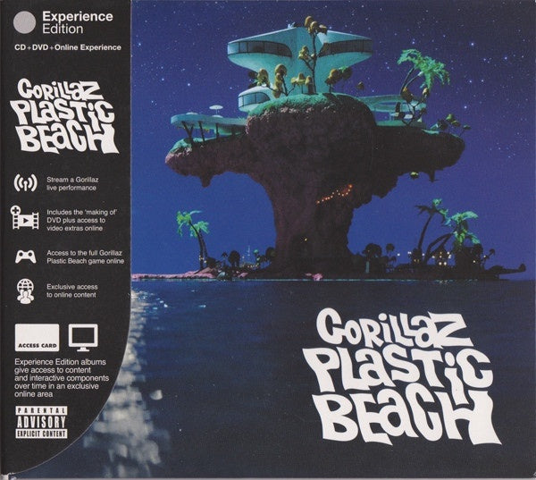 Gorillaz ‎– Plastic Beach Digipak Deluxe "Experience" Edition DVD + CD (With OBI)