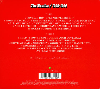 Beatles - 1962-1966 2023 Edition 2CD (New)