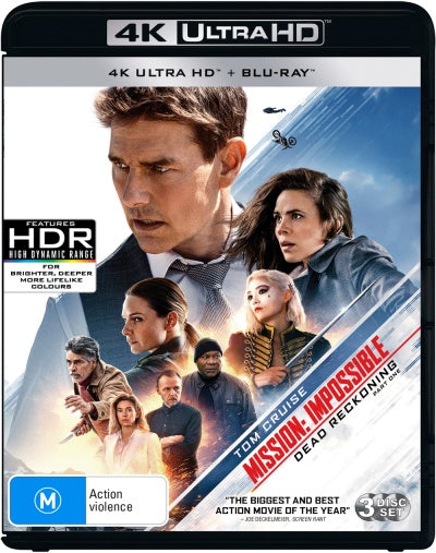 Mission Impossible – Dead Reckoning Part One 4K UHD Blu-Ray (Used)