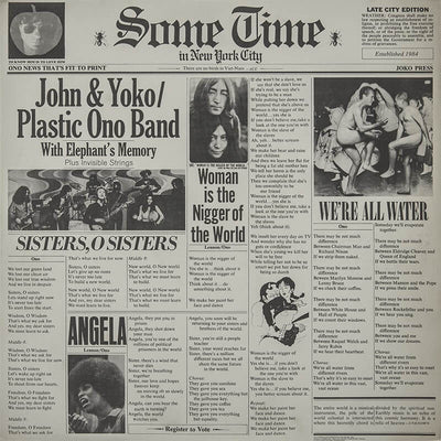 John & Yoko / Plastic Ono Band With Elephant's Memory And Invisible Strings - Some Time In New York City Vinyl 2LP
