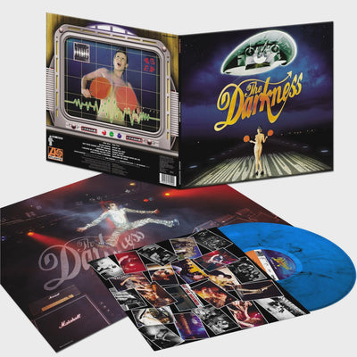 Darkness - Permission To Land... AGAIN Black & Blue Coloured Vinyl LP