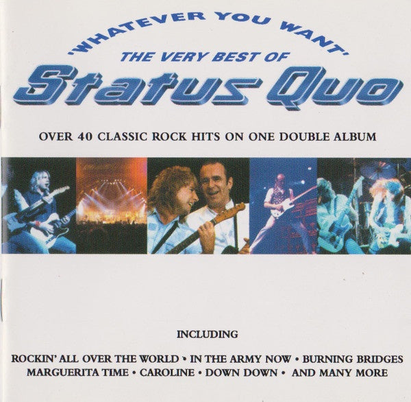 Status Quo – 'Whatever You Want' (The Very Best Of Status Quo) 2CD