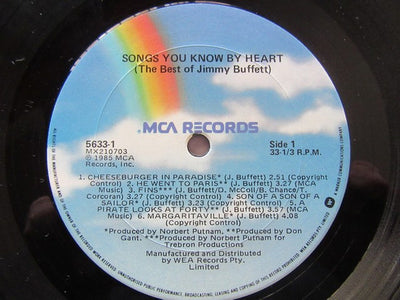 Jimmy Buffett - Songs You Know By Heart Vinyl LP (Used)