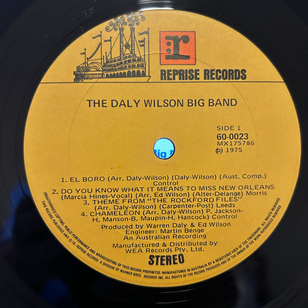 Daly-Wilson Big Band Featuring Marcia Hines - Daly-Wilson Big Band Vinyl LP (Used)