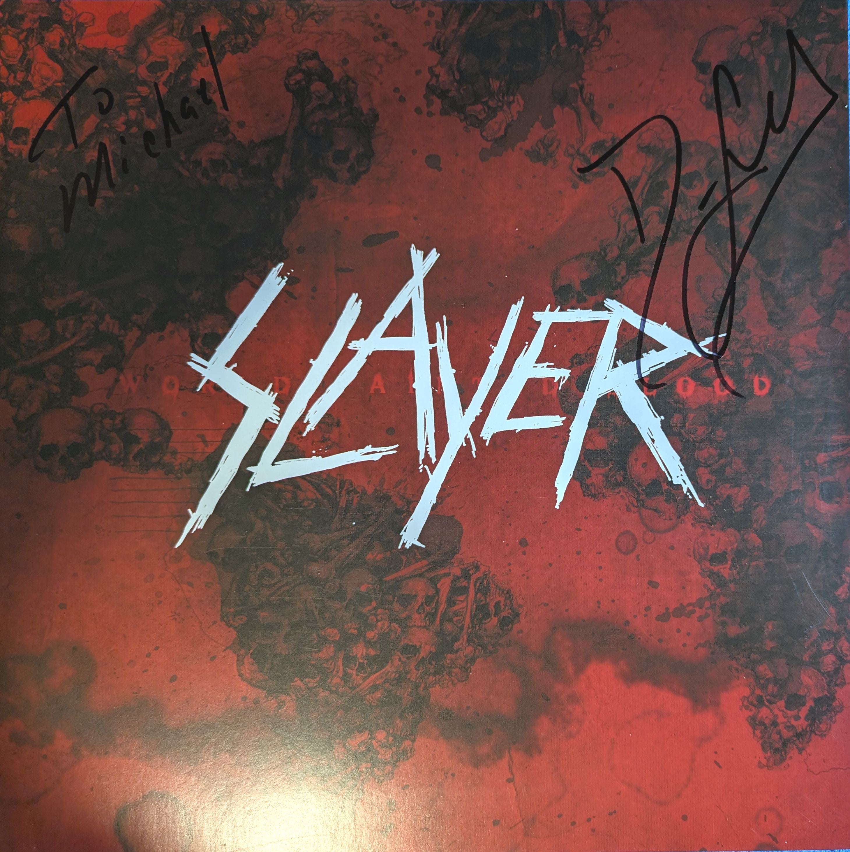 Slayer - World Painted Blood Autographed Vinyl LP (Used)