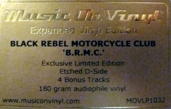 Black Rebel Motorcycle Club - B.R.M.C. Limited Edition Vinyl 2LP (Used)