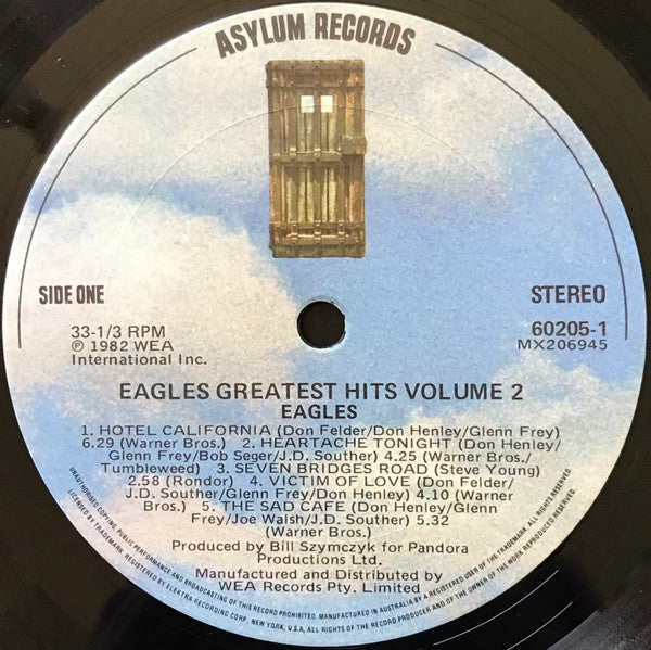 Eagles - Eagles Greatest Hits Volume 2 Vinyl LP (Used)