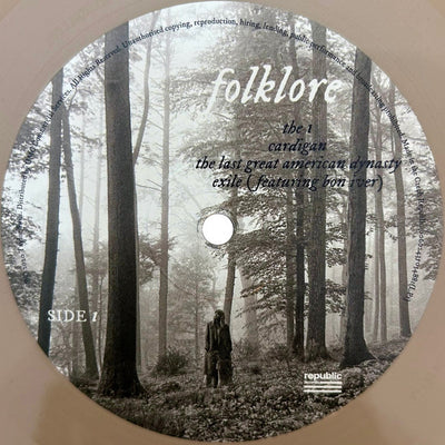 Taylor Swift - Folklore (In The Trees Edition) Brown Coloured Vinyl 2LP (Used)
