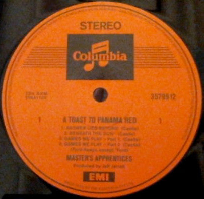 Master's Apprentices - A Toast To Panama Red Reissue Vinyl LP (Used)