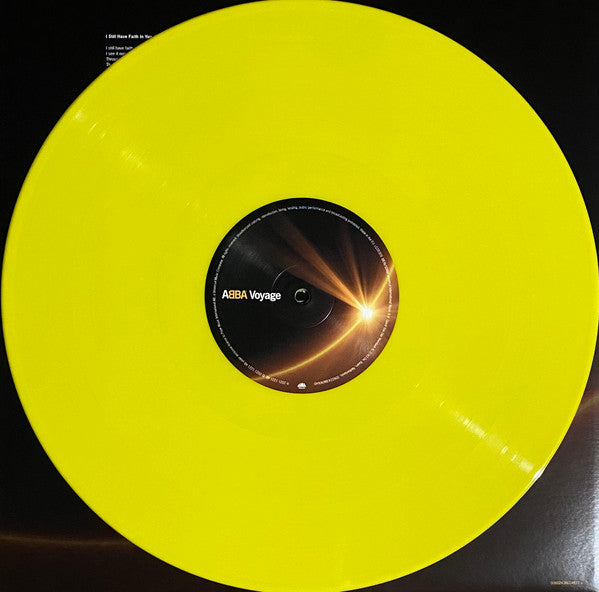 ABBA - Voyage Indie Exclusive Yellow Coloured Vinyl LP (Used)