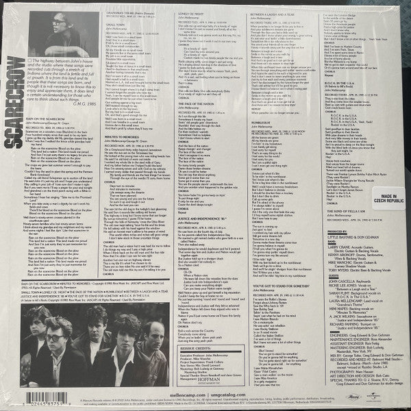John Mellencamp — Scarecrow  Remaster Vinyl LP (Used)