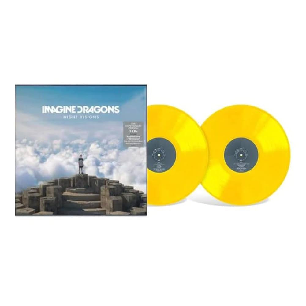 Imagine Dragons - Night Visions 10th Anniversary Yellow Coloured Vinyl 2LP