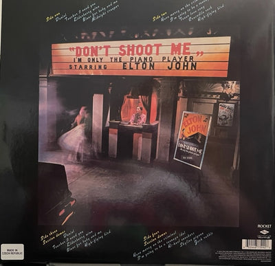 Elton John - Don't Shoot Me I'm Only The Piano Player RSD2023 Red Marble/Propeller Splatter Coloured Vinyl 2LP (Used)
