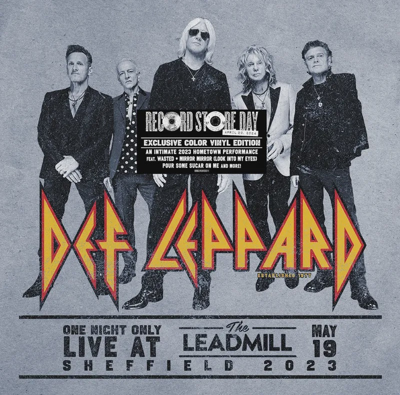 Def Leppard - One Night Only: Live At The Leadmill RSD2024 Coloured Vinyl 2LP