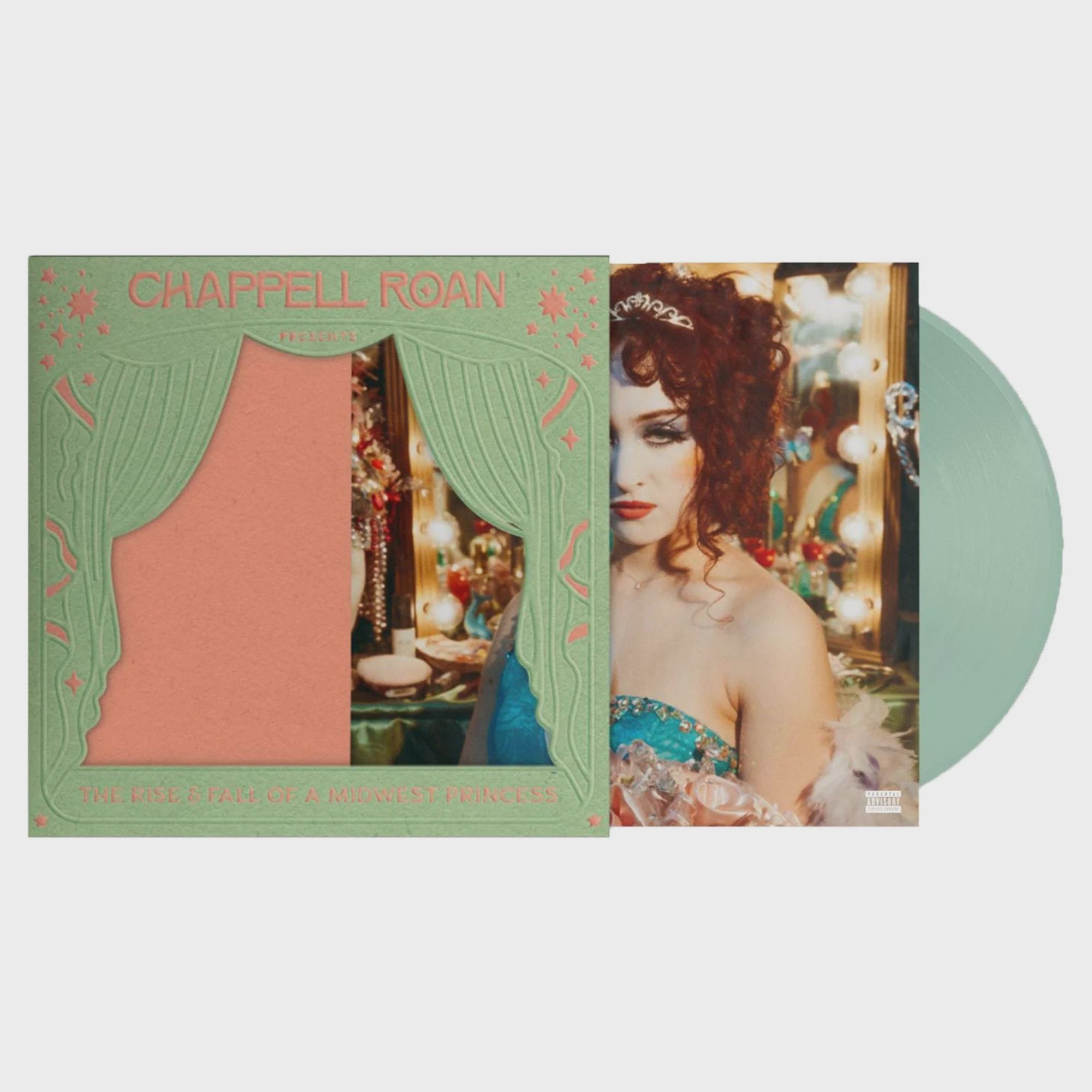 Chappell Roan – The Rise & Fall Of A Midwest Princess "Pop Star Edition" Green Coke Bottle Clear Coloured Vinyl 2LP