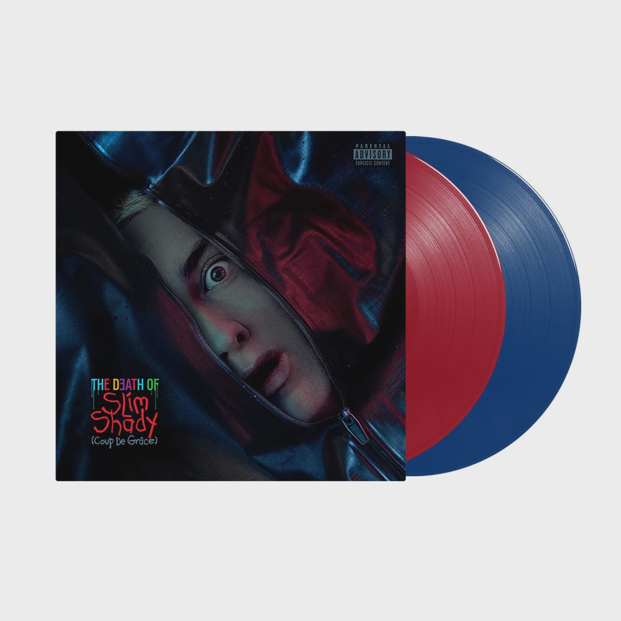 Eminem - The Death of Slim Shady (Coup De Grâce) Red & Blue Opaque Vinyl 2LP