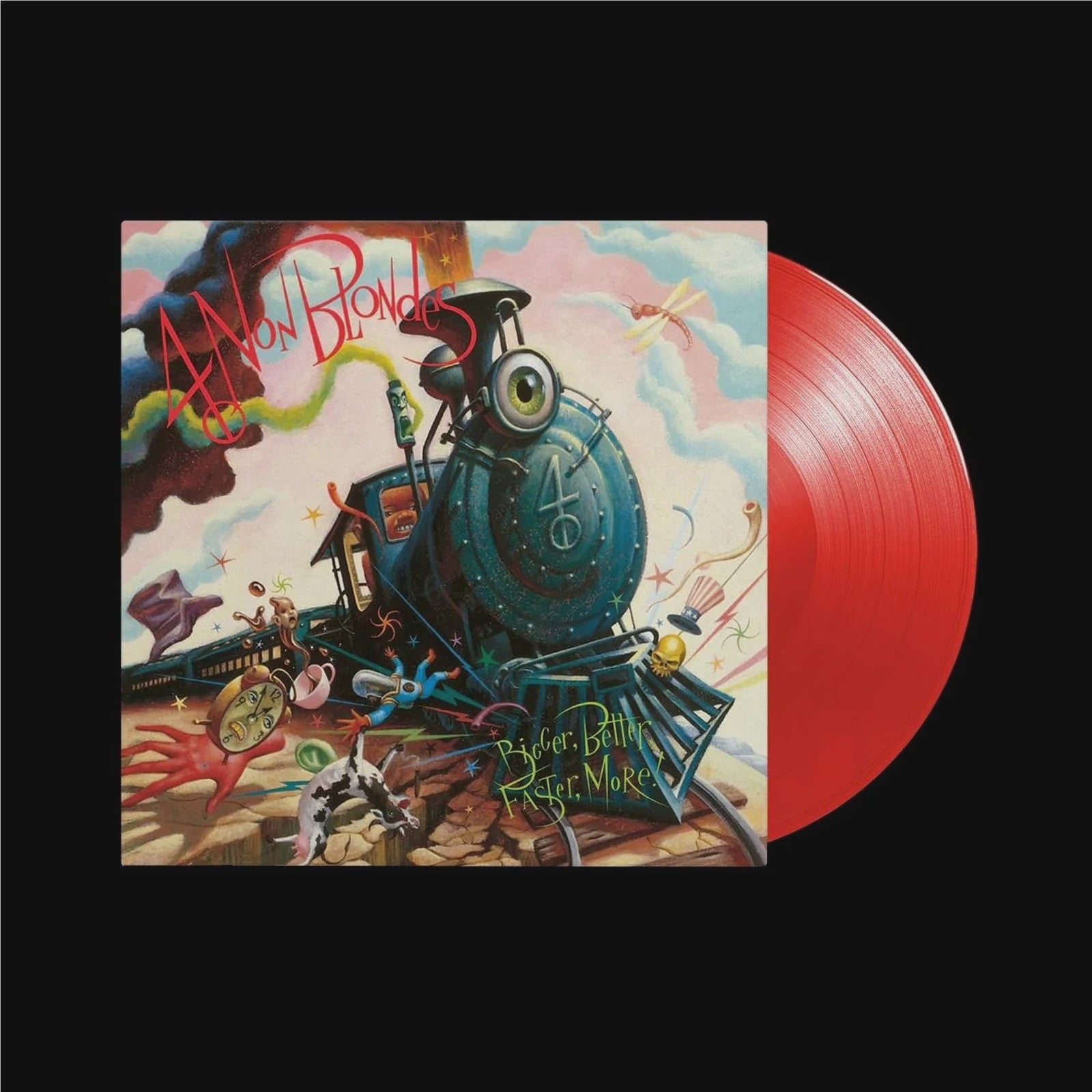 4 Non Blondes - Bigger, Better, Faster, More! Red Coloured Vinyl LP