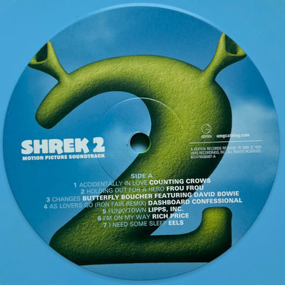 Soundtrack - Shrek 2 (Motion Picture Soundtrack) Sky Blue & Green Coloured Vinyl LP (Used)