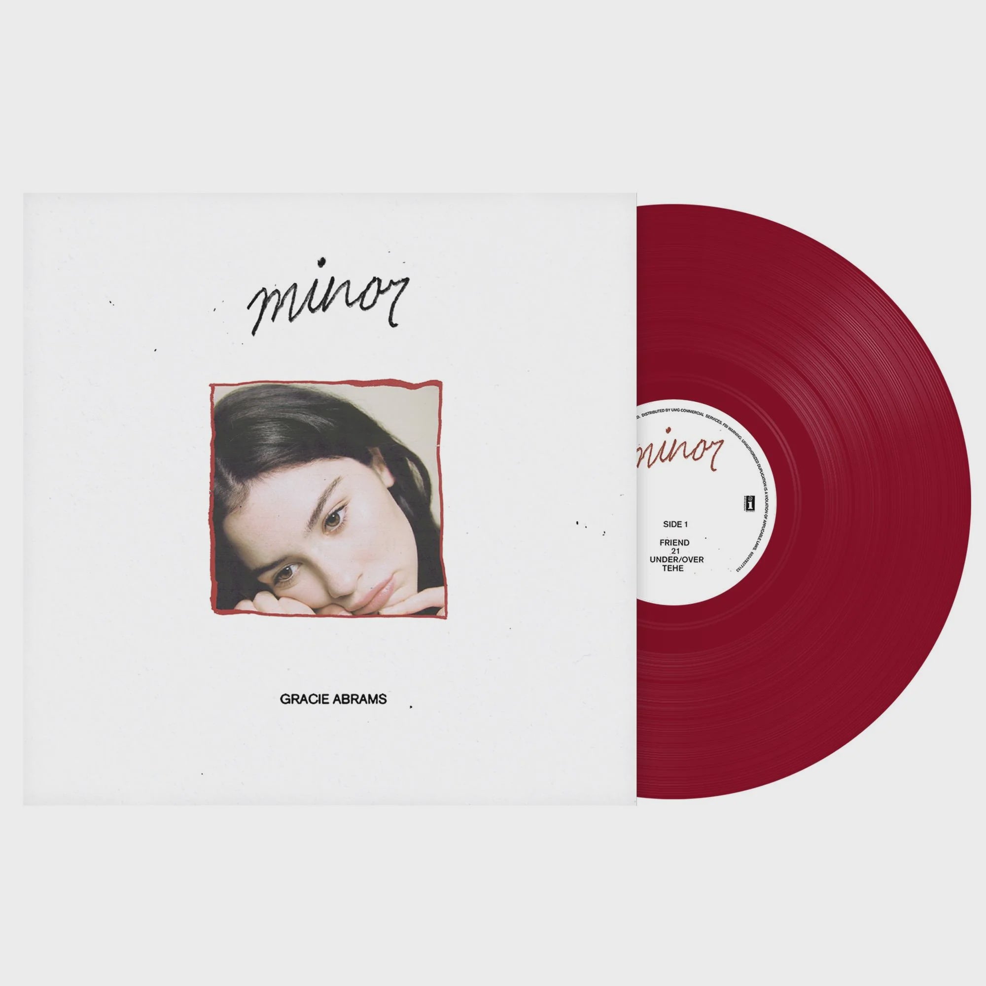 Gracie Abrams - Minor Red Coloured Vinyl LP