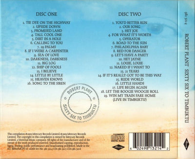 Robert Plant - Sixty Six to Imbuktu - Best of 2CD