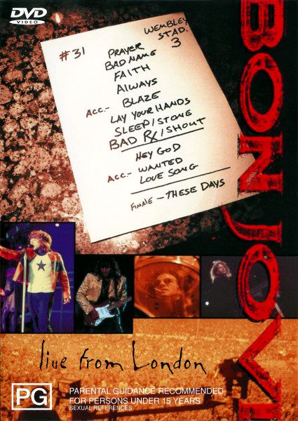Bon Jovi – Live From London DVD