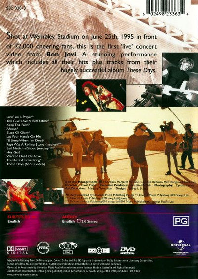 Bon Jovi – Live From London DVD