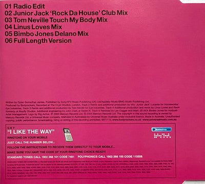 BodyRockers - I Like The Way 6 Track CD Single