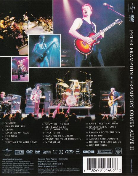 Peter Frampton – Frampton Comes Alive II DVD