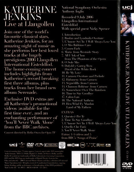 Katherine Jenkins - Live At Llangollen DVD