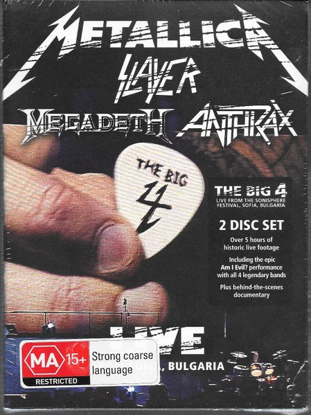 Metallica, Slayer, Megadeth & Anthrax - The Big 4: Live From Sofia, Bulgaria (Box Set) 2DVD