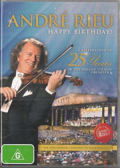 Andre Rieu - Happy Birthday! A Celebration Of The 25 Years Of The Johann Strauss Orchestra DVD