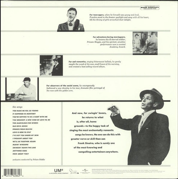 Frank Sinatra - Songs For Swingin' Lovers Vinyl LP (Used)