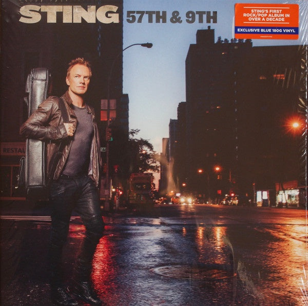 Sting - 57th & 9th Blue Coloured Vinyl LP (Used)