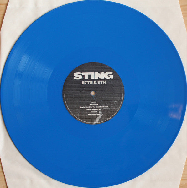 Sting - 57th & 9th Blue Coloured Vinyl LP (Used)