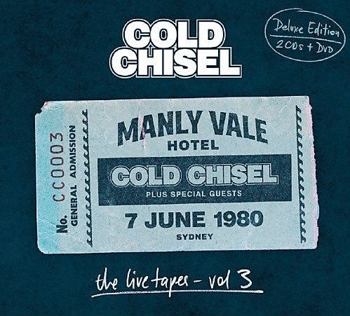 Cold Chisel – The Live Tapes - Vol 3 Deluxe Digipak 2CD + DVD