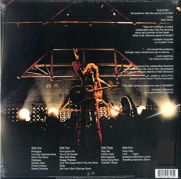 Neil Diamond - Hot August Night Live Vinyl 2LP (Used)