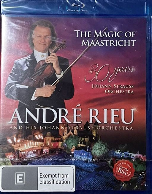 Andre Rieu – The Magic Of Maastricht: 30 Years Blu-Ray DVD (New)