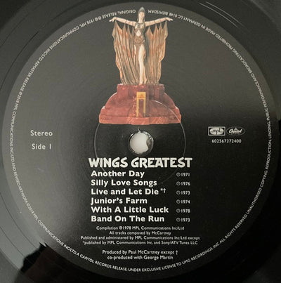 Wings - Wings Greatest Vinyl LP (Used)